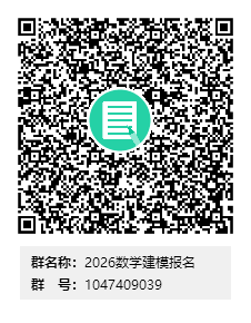 说明: 2026数学建模报名群二维码